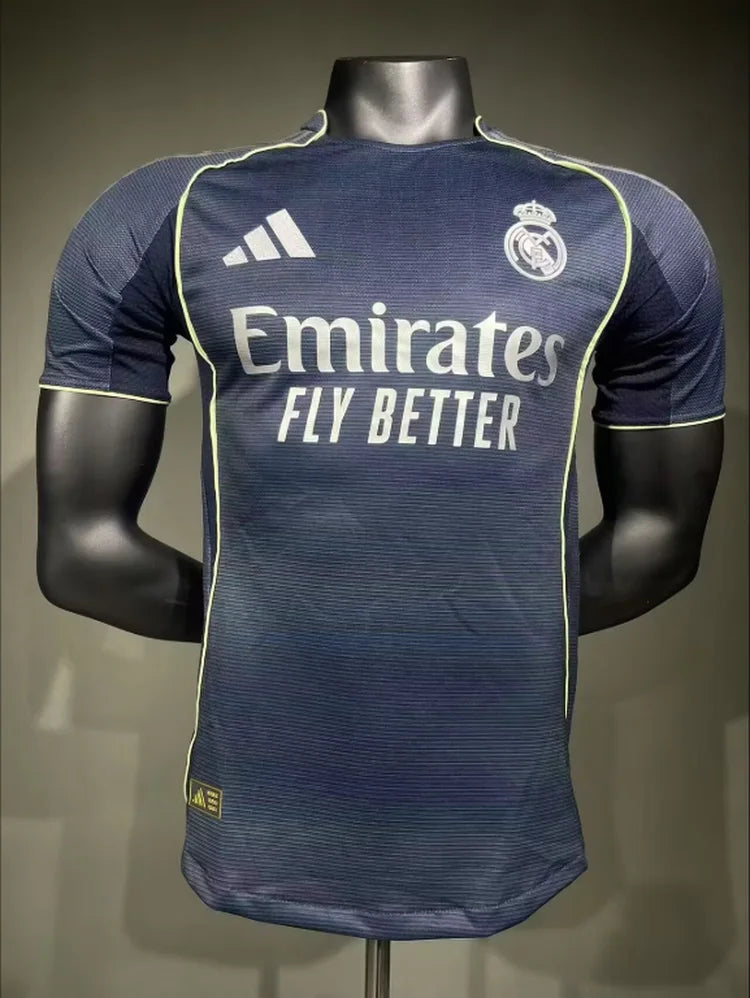 Maillots Homme Extérieur Real Madrid 25/26 Bleu Foncé S-3XL